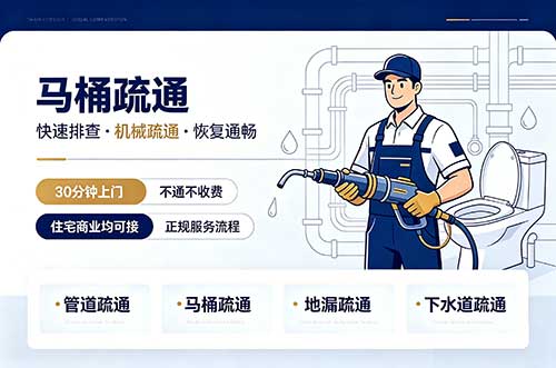 牡丹江马桶疏通