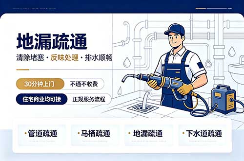 牡丹江地漏疏通