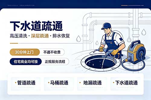牡丹江下水道疏通