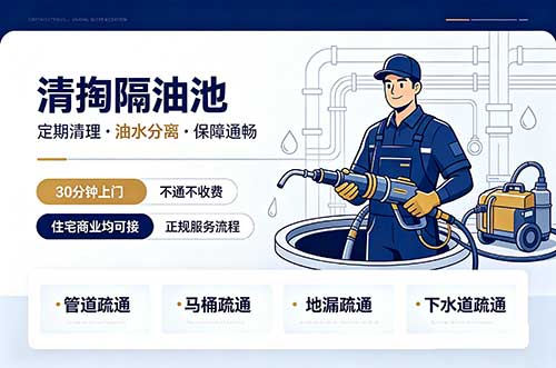 牡丹江清掏隔油池